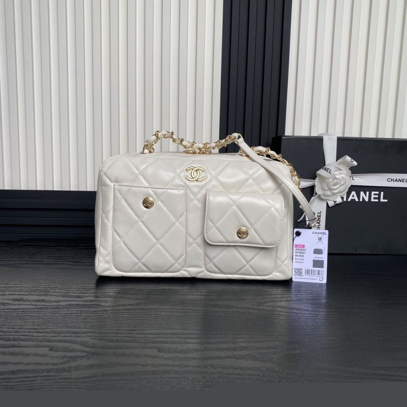 Ch*el top handle bags